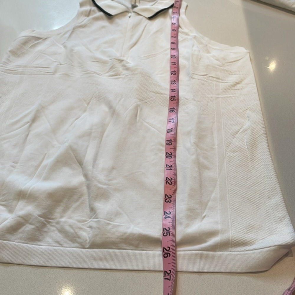 🆕 Athleta Momentum Polo Tank Top, Golf, Tennis, NWOT, Size XL - Picture 9 of 10